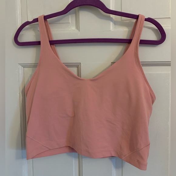 Lululemon Align Tank size 12 light pink nulu yoga athleisure - Picture 1 of 5